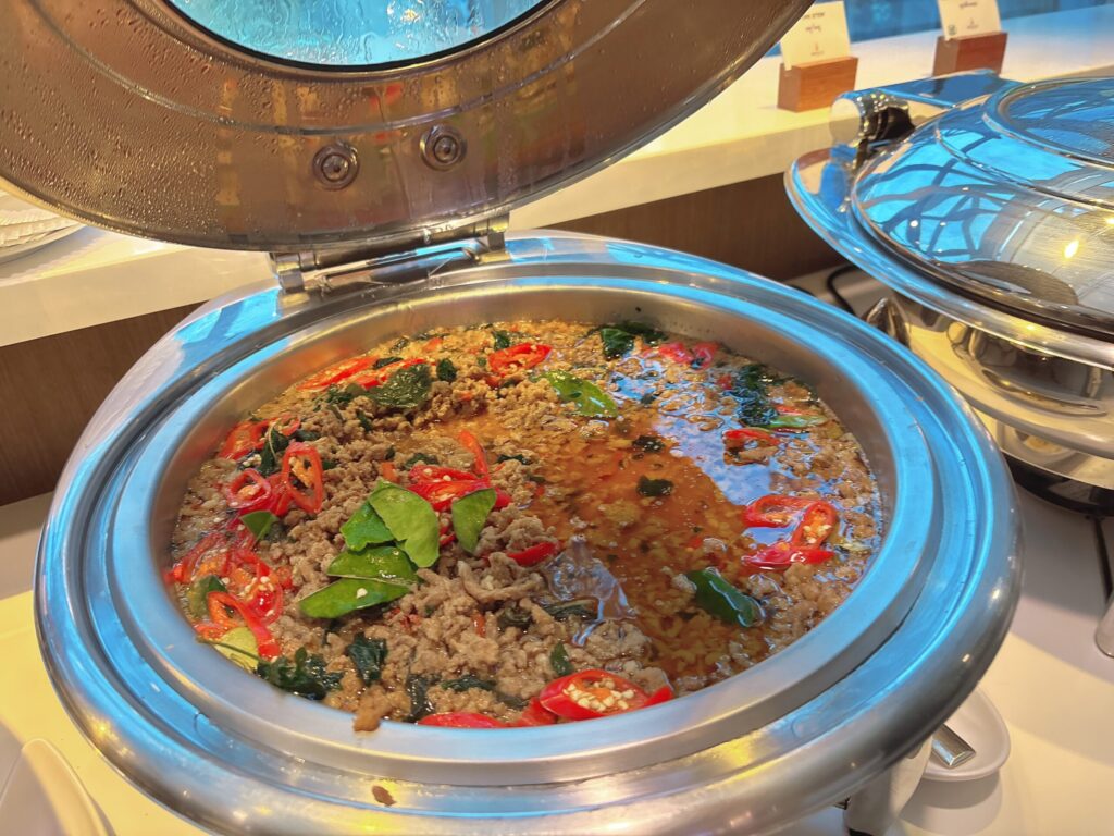 プライオリティパスラウンジで提供されているラウンジメニュー