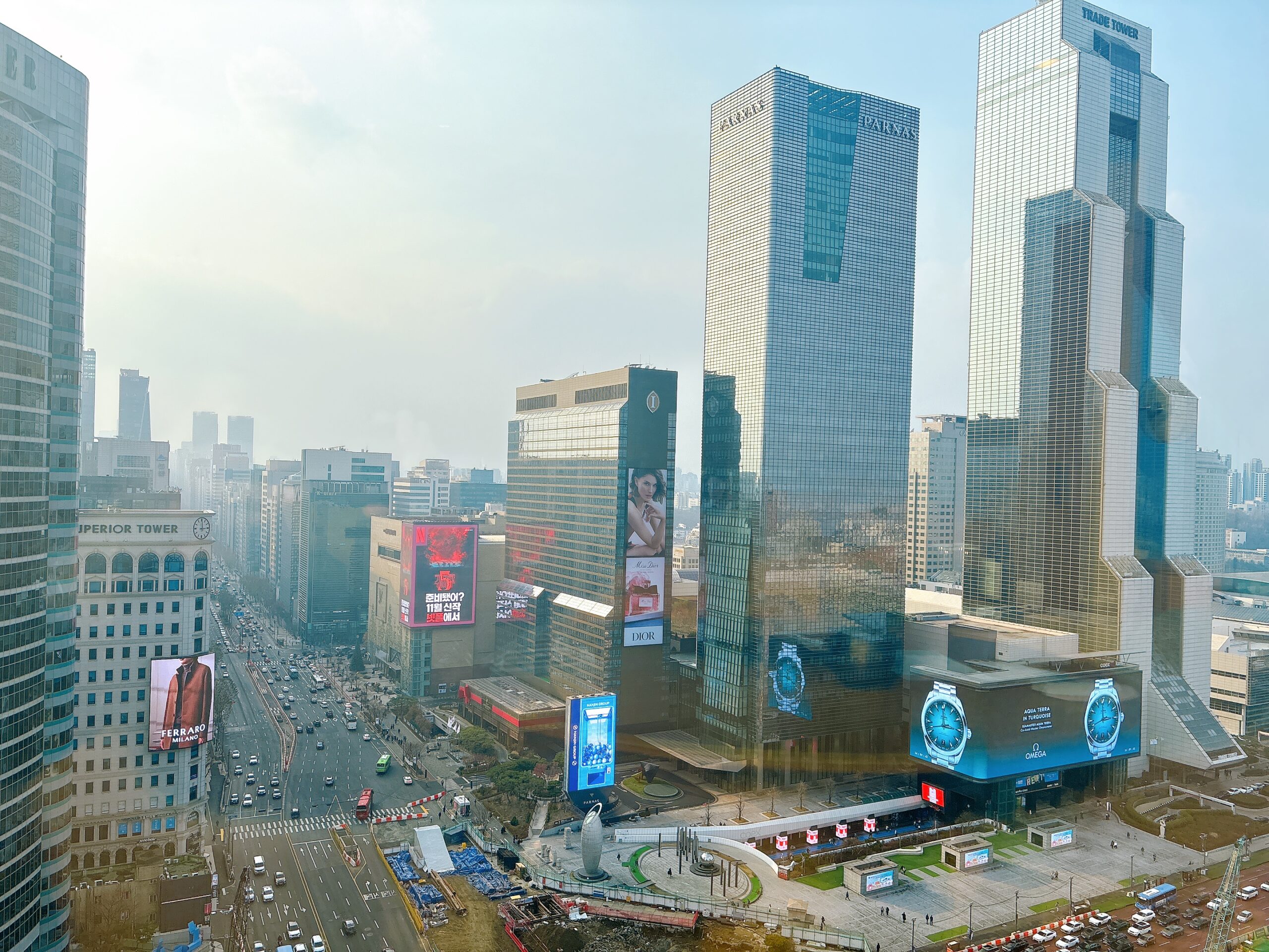 パークハイアットソウルの眺望